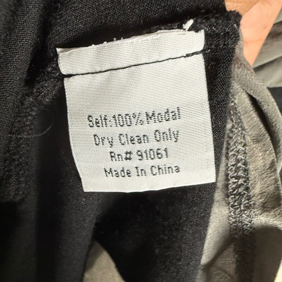 BIYA by Johnny Was Tunic Top Small S Modal Blend Brown Grey Abstract Long Sleeve - Picture 4 of 7